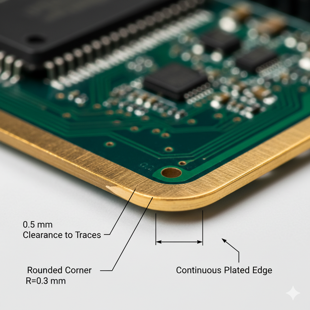 PCB Edge Plating Explained: A Guide for Electrical Engineers