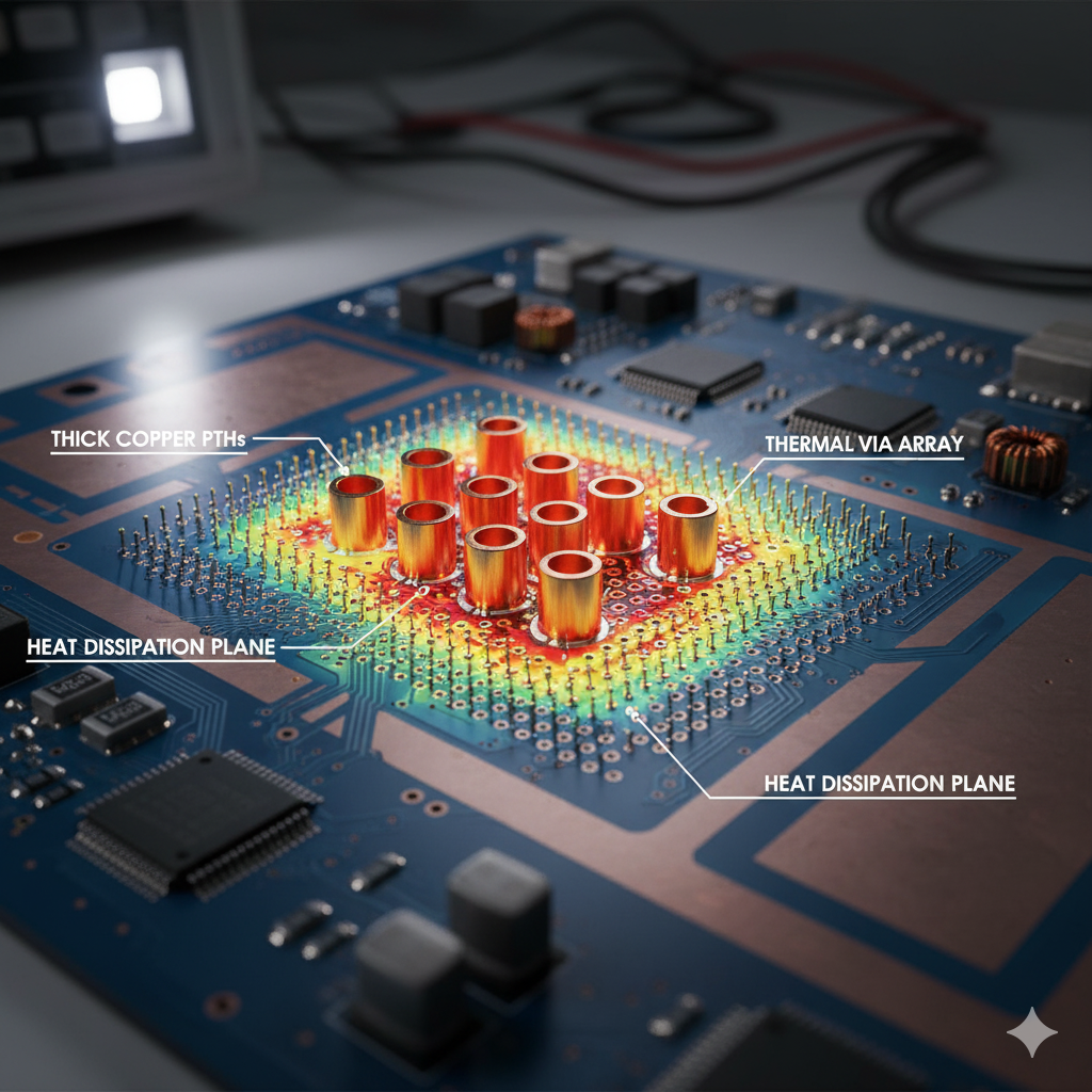 conduct thermal simulations to model the PCB's behavior