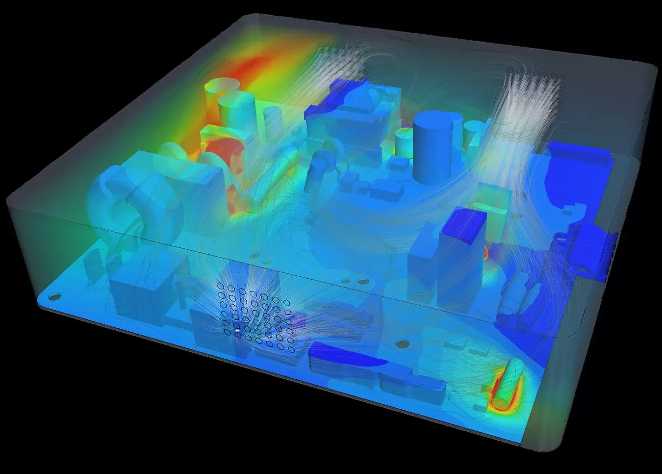 model heat flow across the PCB