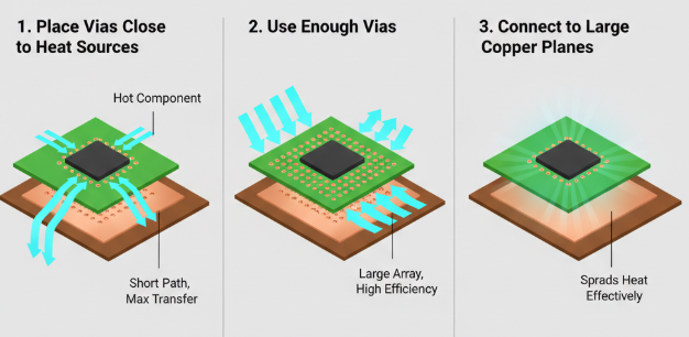 Best Practices for Designing with Thermal Vias