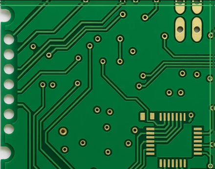 mouse bites used in used in PCB panelization
